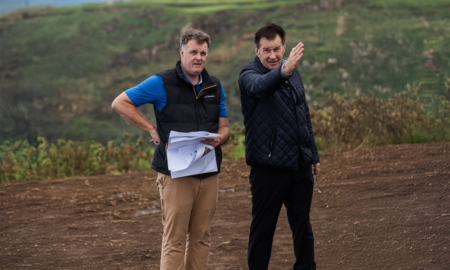 Sir Nick Faldo of Faldo Design and Paul Jansen of Himalayas Golf