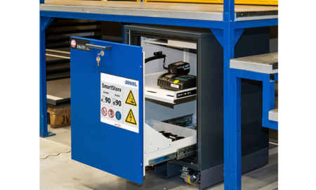 Under Bench Storage Cabinets are Ideal for Li-Ion Batteries