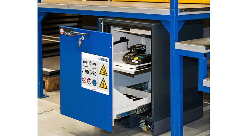 Under Bench Storage Cabinets are Ideal for Li-Ion Batteries