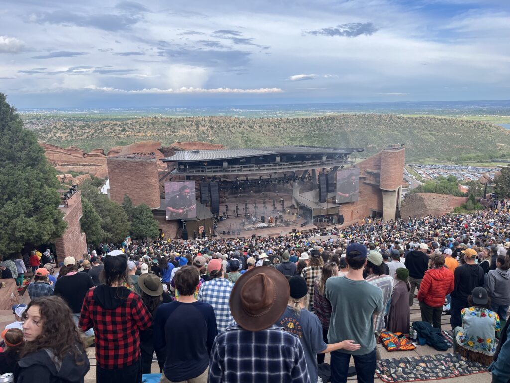 Kitchen Dwellers Playing at Red Rocks