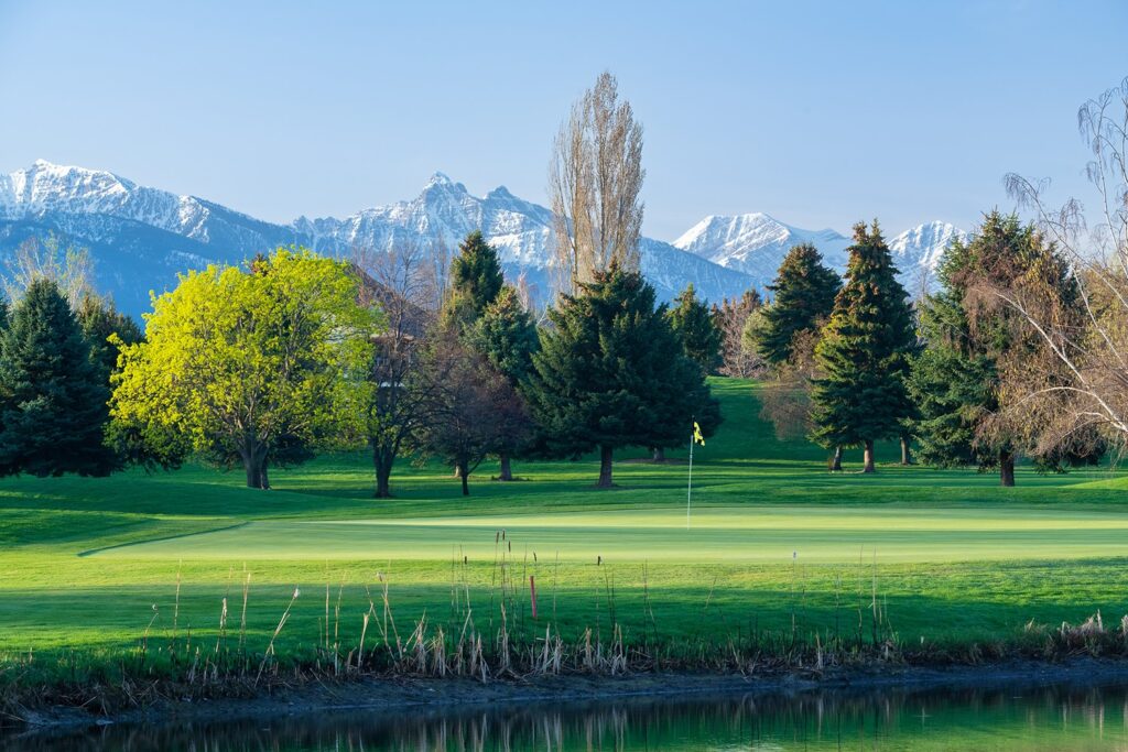 Mountain Views from Polson Bay Golf Course (Rob Perry Photo)