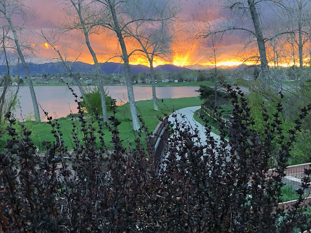 Sunset View from Mark & Karen's Patio