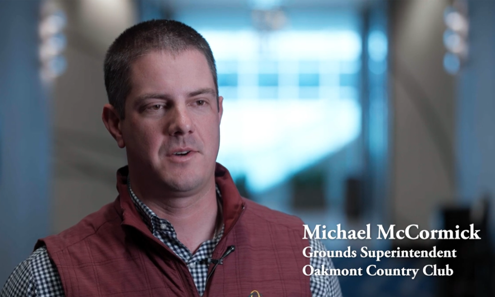 Grounds Superintendent Mike McCormick Oakmont Country Club