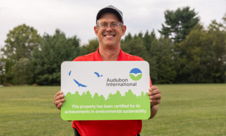 Erick Strickler Overlook Golf Club head spray technician