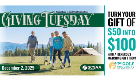 GCSAA Foundation on GivingTuesday