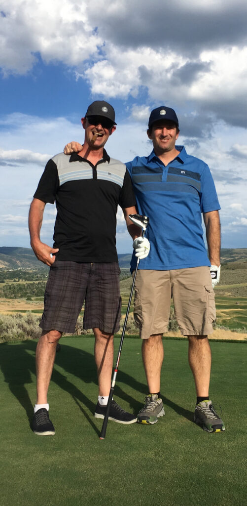 Blake Miller & Robbie Aukerman on the Golf Course