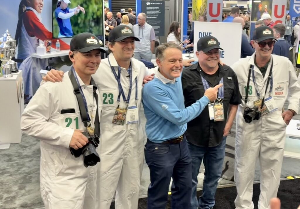 Jimmy Roberts with Ironhead Golf Team at PGA Show 2026