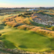 THE OPENING DOG-LEG AT ROYAL BIRKDALE, A STERN PAR-4 TO START THE DAY