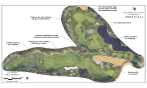 Wild Wing Design Plan Holes 13 & 14