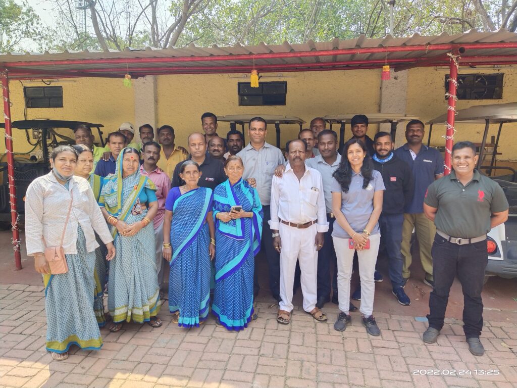 Harshada with Team