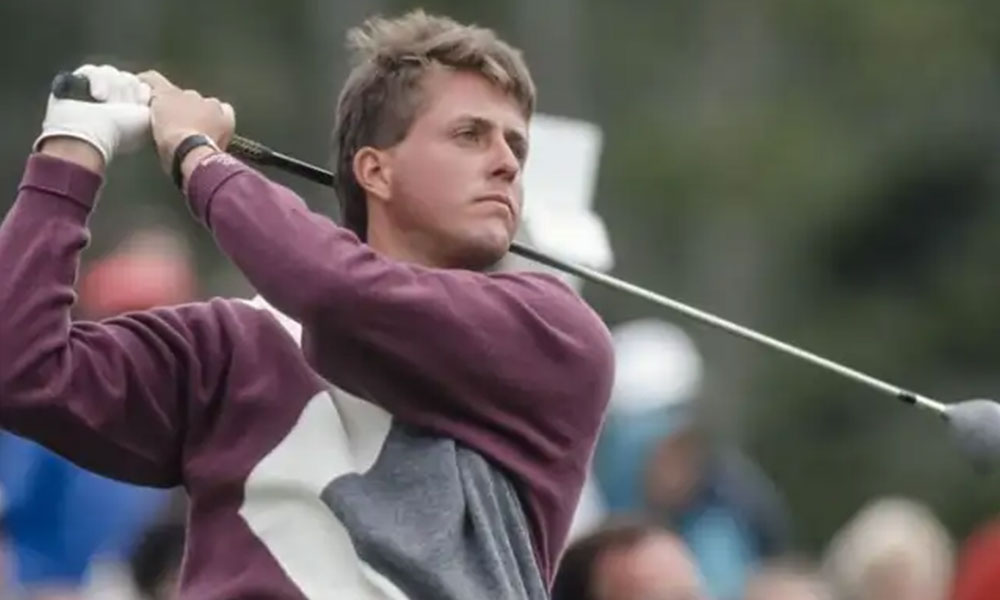 A young Phil Mickelson