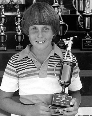 Mickelson Began Collecting Trophies at a Young Age