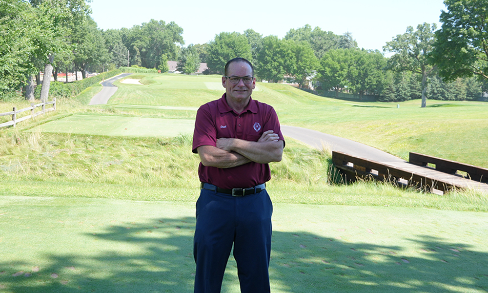 Chad Braun, the equipment director at Town & Country Club